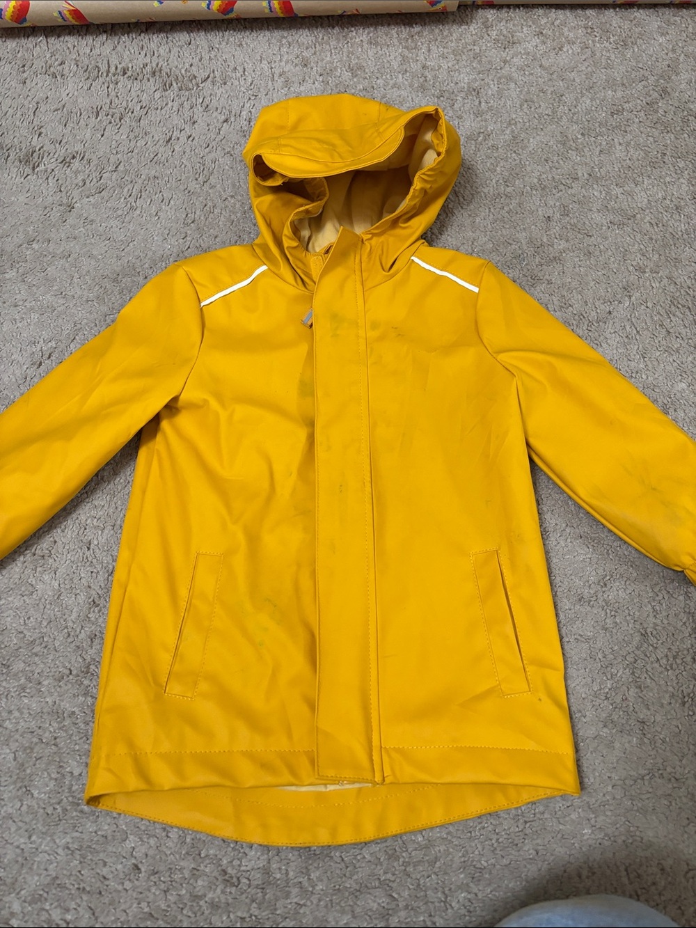 Cat & Jack Yellow Kids Raincoat